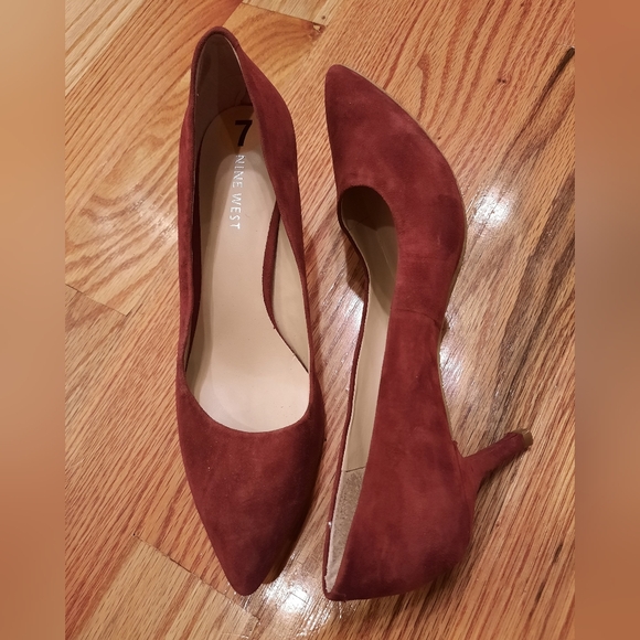 Nine West Burgundy Heels - Size 7 - NEW!‎ - Picture 7 of 7